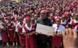 Peter Obi donating to St. John of God secondary school Awka