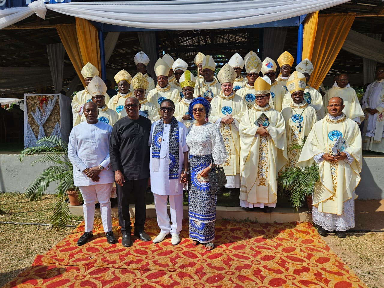 Peter Obi at Bigard seminary Enugu 